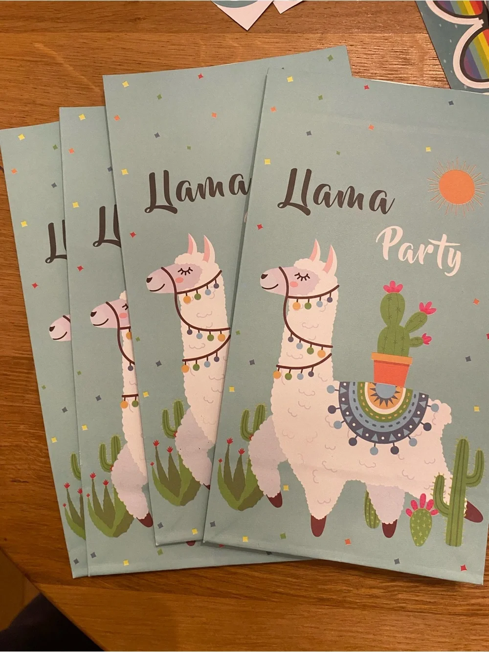 Llama Party Supplies Set